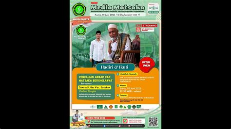 Pengajian Akbar Dan MATSAKA Bersholawat YouTube