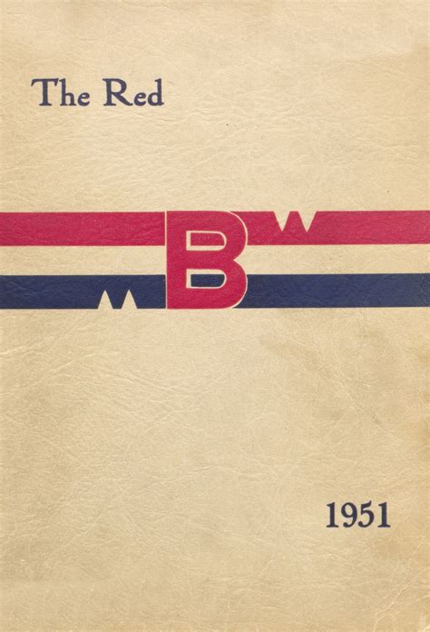 1951 yearbook from Brodhead High School from Brodhead, Wisconsin for sale