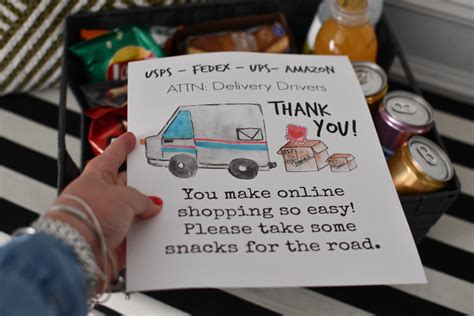 Printable Sign For Delivery Drivers