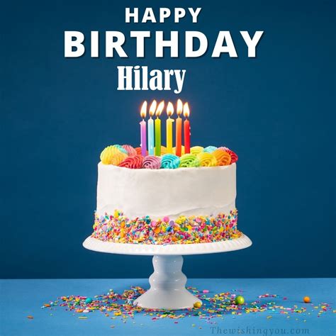 100 HD Happy Birthday Hilary Cake Images And Shayari