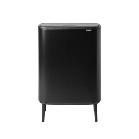 Brabantia Bo Touch Bin Afvalemmer 2x 30 Ltr Matt Zwart Artofit