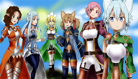 Sword Art Online Alfheim Online Girls By Ayeletv On Deviantart