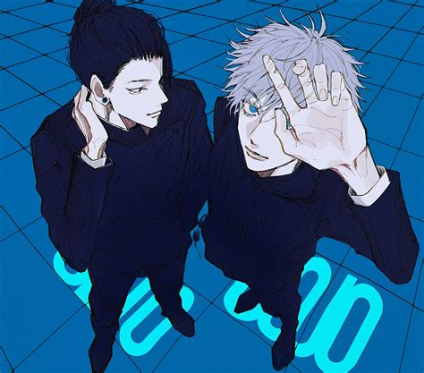 Gojou Satoru And Getou Suguru Jujutsu Kaisen Drawn By Namida A2