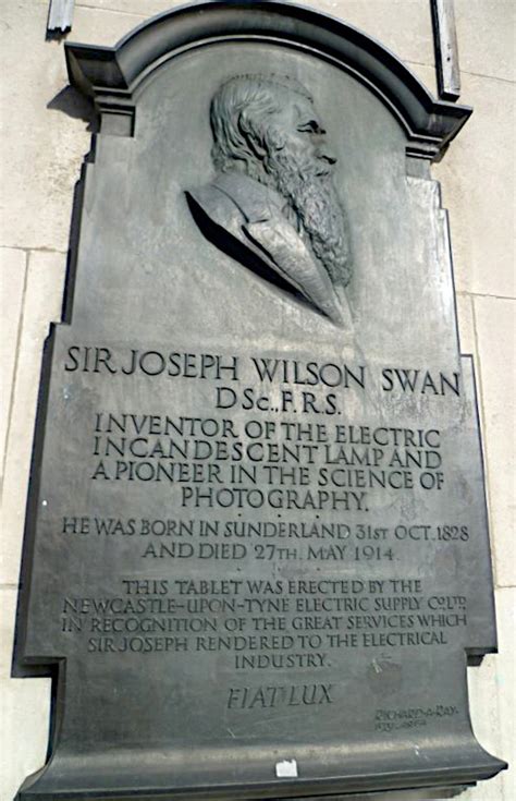 Sir Joseph Wilson Swan Inventor Of The Incandescent Electric Lighting