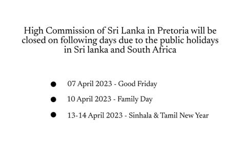 High Commission For Sri Lanka In Sa High Commission Of Sri Lanka In