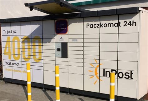 Paczkomaty InPost 4000 punktów w Polsce