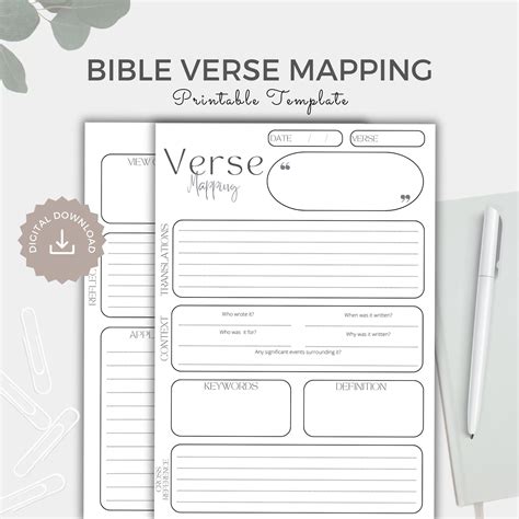 Bible Verse Mapping Template Hot Sex Picture