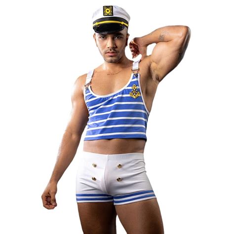 BBOYMMYOBB 2025 New Navy Roleplay Costume Sexy Sailor Lingerie For Couples Club Performance