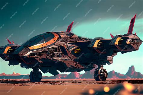 Premium AI Image | Aircraft Fantastic flight Futurism 2025