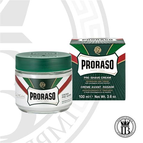 CREMA PRE AFEITADO EUCALIPTO PIEL NORMAL 100ML PRORASO KZ Profesional