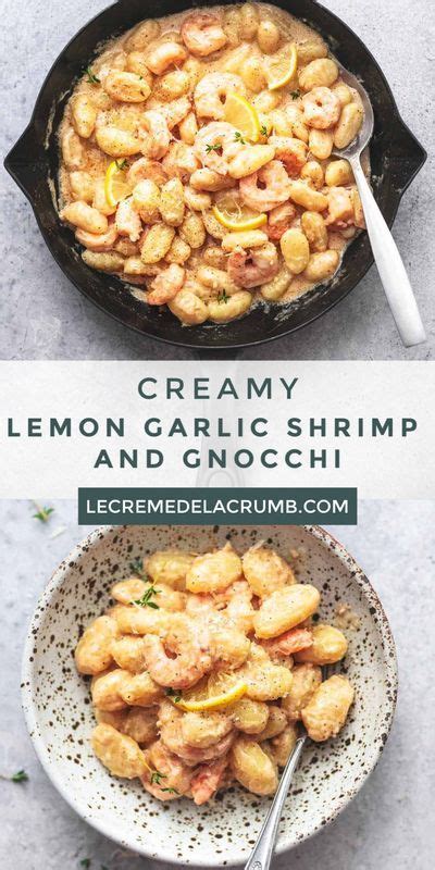 Creamy Lemon Garlic Shrimp And Gnocchi Creme De La Crumb Gnocchi