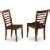 East West Furniture Avon Piece Dining Set With Wood Seat In Oak Qfc