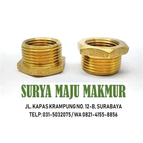 Vlok Ring X Inch Kuningan Onda Verlop Plok Brass X