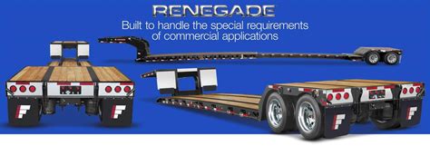 2023 Fontaine RENEGADE 20 Lowboy Trailer For Sale Louisville KY