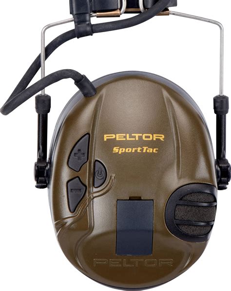 Casque Antibruit Actif 26 DB 3M Peltor SportTac MT16H210F 478 GN 1 Pc S