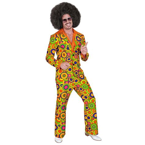 Disco 70S Pak Gekleurd Heren Partywinkel