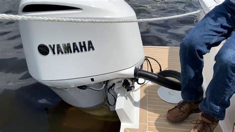 How To Flush Your Yamaha Outboard Youtube