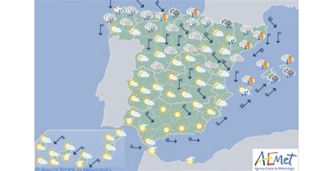 Previsión meteorológica Catalunya y Baleares tendrán cielos cubiertos