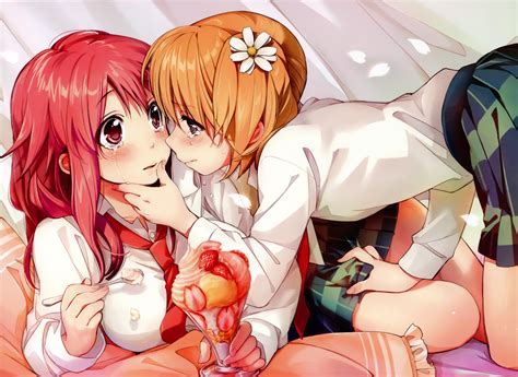 Takayama Haruka And Sonoda Yuu Sakura Trick Drawn By Kawai Makoto