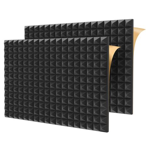 Buy 12Pack Sound Proof Foam Panels, Self Adhesive, Acoustic Foam，2 ...