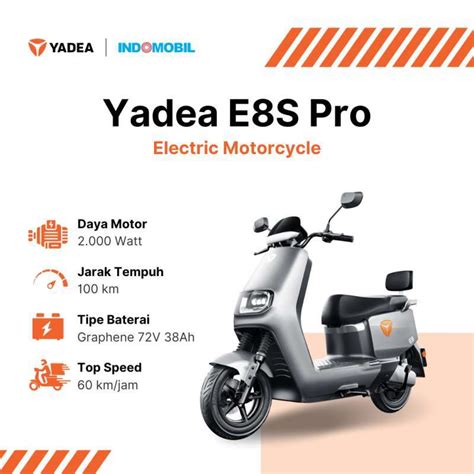 Jual Yadea E S Pro Sepeda Motor Listrik Otr Jabodetabek Blue Depok