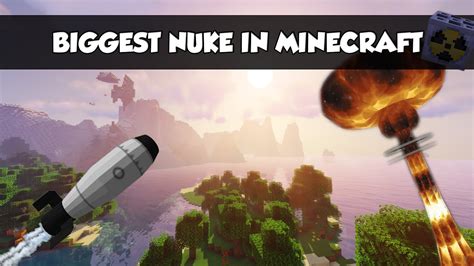 How To Build The Most Powerful Nuke In Minecraft Youtube