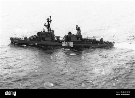 A Port Beam View Of The Taiwanese Navy Gearing Class Destroyer Liao