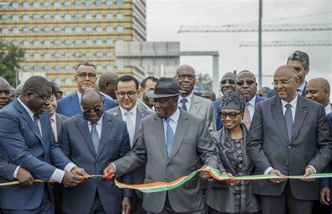 Vidéo Maroc Côte dIvoire Ouattara inaugure le pont de Cocody LPJM