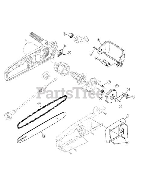 Remington Electric Chainsaw Parts Diagram