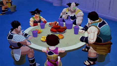 Bardock And His Team Enjoy Their Food By L Dawg211 On Deviantart