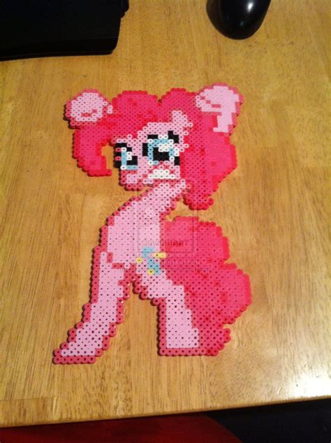 Pinkie By Hoodoosteve On Deviantart Perler Bead Art Pony Bead