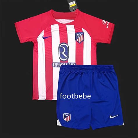 Maillot Atletico Madrid Enfant 2023 2024 Domicile Footbebe