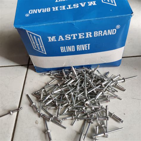 Jual Paku Blind Rivet Rifet Ripet Master Brand FB 550 4mm X 12 7mm 50