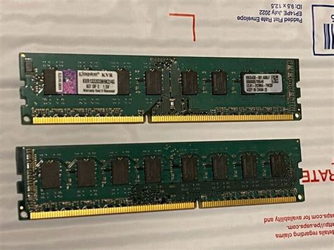 Kingston RAM 4GB 2 x 2GB DDR3 1333 PC3 10600 Desktop Memory Model ...