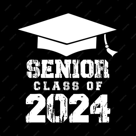 Premium Vector Senior Class Of 2024 Vector Illustration T Shirt Design