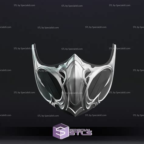 Cosplay STL Files MK1 Sub Zero Mask Wearable 3D Print SpecialSTL