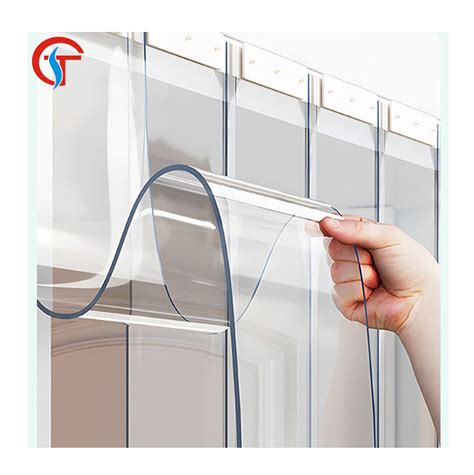 Low MOQ Flexible Plastic PVC Strip Soft Door Magnetic Curtain Rolls