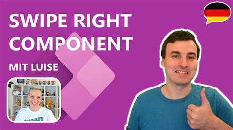 Lern Powerapps Ep29 Swipe Right Component Mit Luise Youtube