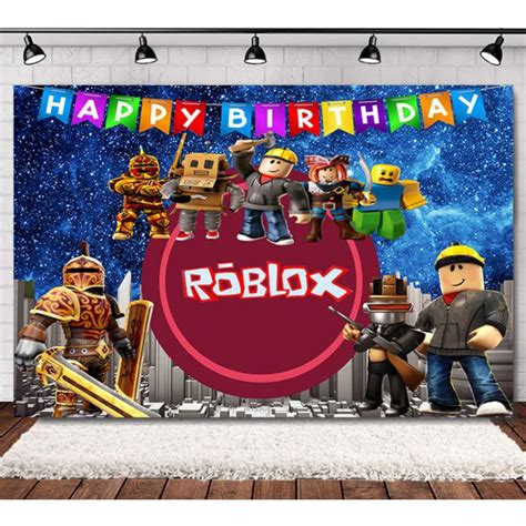 Roblox A Birthday Backdrop For Photography Background Shopee Philippines