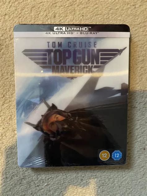 TOP GUN MAVERICK 4K UHD Blu Ray Limited Edition Lenticular Steelbook