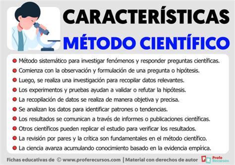 Características del Método Científico