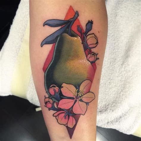 Tattoo Uploaded By Tattoodo • Pear Tattoo By Jacob Wiman Jacobwiman