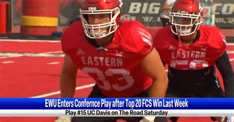 Eastern Washington Travels To No 15 Uc Davis To Open Big Sky Play