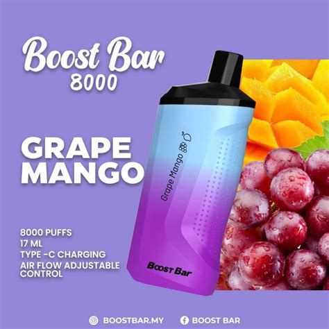 Boost Bar 8000 Puffs Disposable Super Fast Malaysia