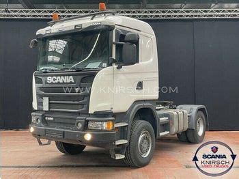 Scania G450CA4X4HHA 4x4 Kipp Hydraulik No EGR Tractor Unit From