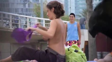 Beautiful Big Tits Milf Naked At The Beach