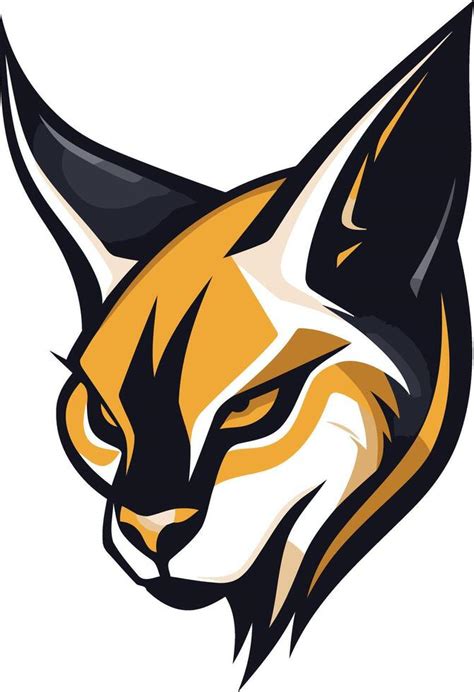 Caracal Mascot Logo Design 49453023 Vector Art At Vecteezy