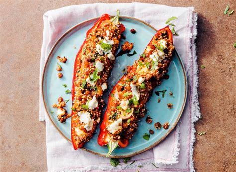 Gevulde Paprika Met Quinoa Uit De Oven Recept Allerhande Albert