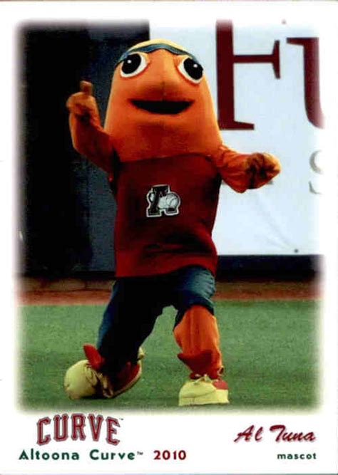 2010 Altoona Curve Grandstand #32 Al Tuna MASCOT - NM