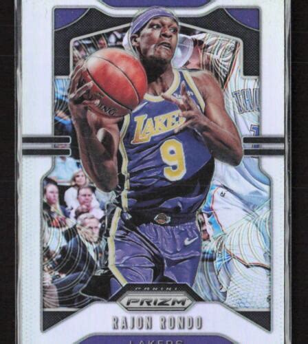 2019 20 Panini Prizm Silver Prizm 223 Rajon Rondo Los Angeles Lakers